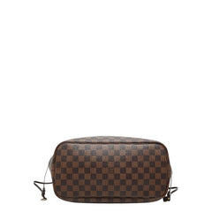 ルイ ヴィトン ダミエ ネヴァーフルMM ショルダーバッグ トートバッグ N51105 ブラウン PVC レザー レディース LOUIS VUITTON 【中古】