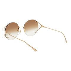 グッチ グラデーション サングラス GG0645S ゴールド ブラウン メタル プラスチック レディース GUCCI 【中古】