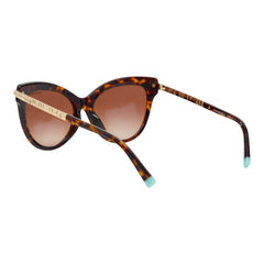ティファニー アトラス キャットアイ サングラス TF4182-F ブラウン ゴールド プラスチック レディース TIFFANY&Co. 【中古】