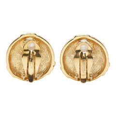 ジバンシー コインモチーフ イヤリング ゴールド メッキ ラインストーン レディース Givenchy 【中古】