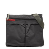 プラダスポーツ 斜め掛け ショルダーバッグ グレー ナイロン レディース PRADA SPORTS 【中古】