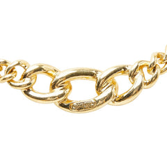 ディオール ネックレス ゴールド メッキ ラインストーン レディース Dior 【中古】