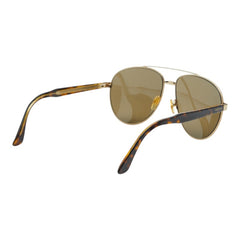 グッチ ティアドロップ サングラス プレミア GG0054S ゴールド ブラウン メッキ プラスチック レディース GUCCI 【中古】