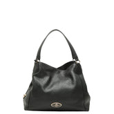 コーチ イーディー トートバッグ 33547 ブラック レザー レディース COACH 【中古】