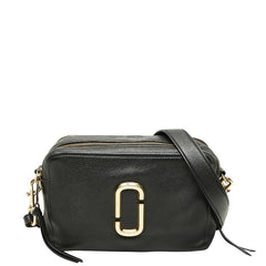 マークジェイコブス ザ ソフトショット27 ショルダーバッグ ブラック レザー レディース MARC JACOBS 【中古】