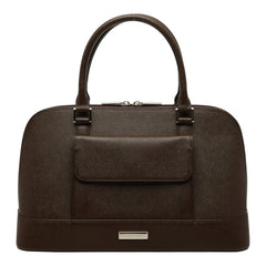 バーバリー ハンドバッグ ブラウン サフィアーノレザー レディース BURBERRY 【中古】