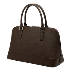 バーバリー ハンドバッグ ブラウン サフィアーノレザー レディース BURBERRY 【中古】
