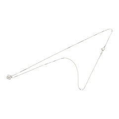 Pt900 プラチナ Pt850 プラチナ ダイヤ0.19ct ネックレス レディース 【中古】