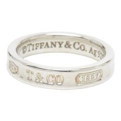 ティファニー 1837 ナロー リング 指輪 SV925 シルバー レディース TIFFANY&Co. 【中古】