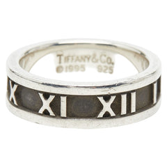 ティファニー アトラス リング 指輪 SV925 シルバー レディース TIFFANY&Co. 【中古】
