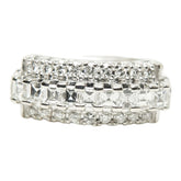 Pt900 プラチナ ダイヤ0.66ct ダイヤ0.20ct リング 指輪 レディース 13号 【中古】