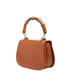 グッチ オールドグッチ バンブー ハンドバッグ ショルダーバッグ 2WAY 000 1448 ブラウン レザー レディース GUCCI 【中古】