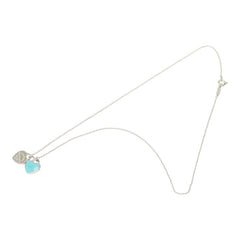 ティファニー リターン トゥ ティファニー ダブルハート ネックレス シルバー ティファニーブルー SV925 シルバー レディース TIFFANY&Co. 【中古】