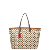 コーチ シグネチャー トートバッグ 23106P ベージュ ブラウン キャンバス レザー レディース COACH 【中古】