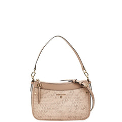 マイケルコース MKシグネチャー ハンドバッグ ショルダーバッグ 2WAY 32S1GT9C8B ピンク PVC レザー レディース Michael Kors 【中古】
