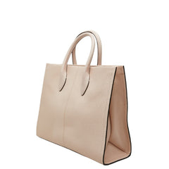 マイケルコース MIRELLA EW トート ミディアム ハンドバッグ ショルダーバッグ 2WAY ライトピンク レザー レディース Michael Kors 【中古】