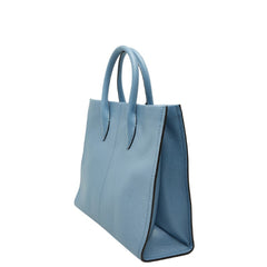 マイケルコース MIRELLA EW トート ミディアム トートバッグ ハンドバッグ ショルダーバッグ 2WAY ブルー レザー レディース Michael Kors 【中古】