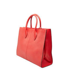 マイケルコース MIRELLA EW トート ミディアム トートバッグ ハンドバッグ ショルダーバッグ 2WAY レッド レザー レディース Michael Kors 【中古】
