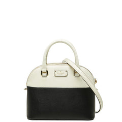 ケイトスペード ハンドバッグ ショルダーバッグ 2WAY ブラック ホワイト レザー レディース Kate Spade 【中古】