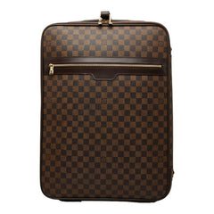 ルイ ヴィトン ダミエ ぺガス55 キャリーバッグ スーツケース N23294 ブラウン PVC レディース LOUIS VUITTON 【中古】
