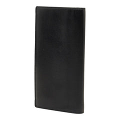 サンローラン YSLロゴ 二つ折り 長財布 ブラック レザー レディース SAINT LAURENT 【中古】