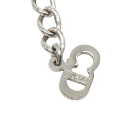 ディオール ロゴプレート チェーン ブレスレット シルバー メタル レディース Dior 【中古】