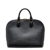 ルイ ヴィトン エピ アルマPM ハンドバッグ M52142 ノワール ブラック レザー レディース LOUIS VUITTON 【中古】