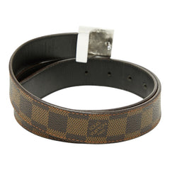 ルイ ヴィトン ダミエ バックルベルト サイズ 80 32 ブラウン レザー レディース LOUIS VUITTON 【中古】
