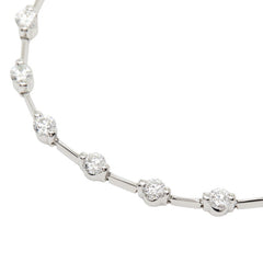 Pt850 プラチナ ダイヤ2.501ct ブレスレット レディース 【中古】