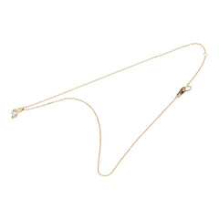 K18YG イエローゴールド ダイヤ0.28ct ペンダント ネックレス レディース 【中古】