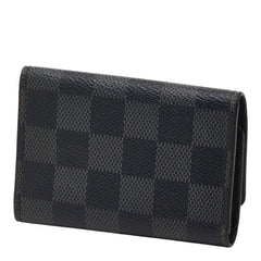 ルイ ヴィトン ダミエ グラフィット ミュルティクレ6 キーケース N62662 ブラック PVC レザー レディース LOUIS VUITTON 【中古】