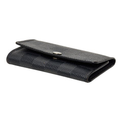 ルイ ヴィトン ダミエ グラフィット ミュルティクレ6 キーケース N62662 ブラック PVC レザー レディース LOUIS VUITTON 【中古】