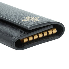 グッチ アニマリエ ビー&スター キーケース ブラック レザー レディース GUCCI 【中古】