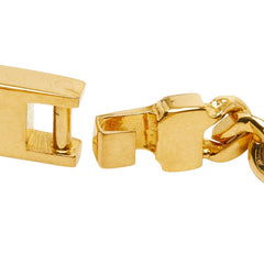 ジバンシー ロゴプレート ブレスレット ゴールド メッキ レディース Givenchy 【中古】