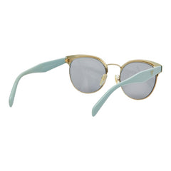 プラダ ロゴ サングラス 54□19 140 SPR61T VH9-3C2 ブルー プラスチック レディース PRADA 【中古】