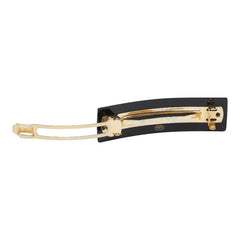 シャネル バレッタ ブラック プラスチック ラインストーン レディース CHANEL 【中古】