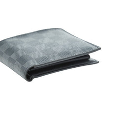 ルイ ヴィトン ダミエ グラフィット ポルトフォイユ マルコNM 二つ折り財布 N63336 ブラック PVC メンズ LOUIS VUITTON 【中古】