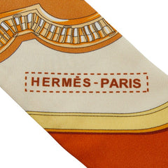 エルメス ツイリー GRAND APPARAT スカーフ ベージュ マルチカラー レディース HERMES 【中古】