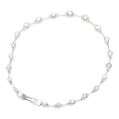 K18WG ホワイトゴールド ダイヤ2.03ct ブレスレット レディース 【中古】
