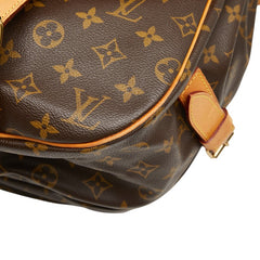 ルイ ヴィトン モノグラム ソミュール43 斜め掛け ショルダーバッグ M42252 ブラウン PVC レザー レディース LOUIS VUITTON 【中古】