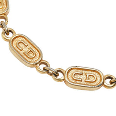 ディオール CDロゴ ヴィンテージ ブレスレット ゴールド メッキ レディース Dior 【中古】