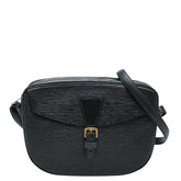 ルイ ヴィトン エピ ジュヌフィーユ 斜め掛け ショルダーバッグ M52152 ノワール ブラック レザー レディース LOUIS VUITTON 【中古】