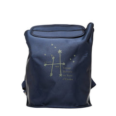 エルメス シェルパ 星を巡る旅展 リュック バックパック ネイビー ナイロン レディース HERMES 【中古】