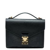 ルイ ヴィトン エピ モンソー ハンドバッグ M52122 ノワール ブラック レザー レディース LOUIS VUITTON 【中古】