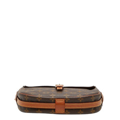 ルイ ヴィトン モノグラム ジュヌフィーユMM ショルダーバッグ M51226 ブラウン PVC レザー レディース LOUIS VUITTON 【中古】
