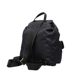 フェンディ バックパック リュック ブラック ナイロン レザー レディース FENDI 【中古】