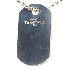 ティファニー ドッグタグ 2003 ボールチェーン ネックレス SV925 シルバー レディース TIFFANY&Co. 【中古】