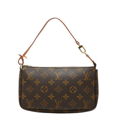 ルイ ヴィトン モノグラム ポシェット アクセソワール ハンドバッグ M51980 ブラウン PVC レザー レディース LOUIS VUITTON 【中古】