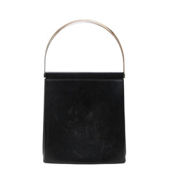 カルティエ トリニティ ハンドバッグ ショルダーバッグ ブラック レザー レディース CARTIER 【中古】