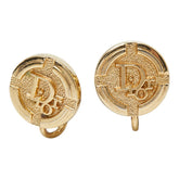 ディオール ヴィンテージ ロゴ イヤリング ゴールド メッキ レディース Dior 【中古】